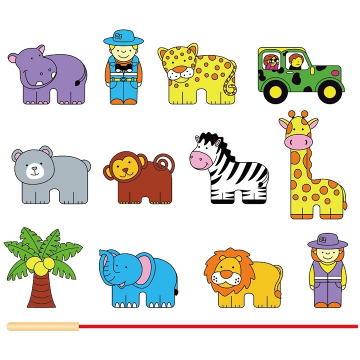 Viga Safari and ZOO Threading Blocks – Creative Fun for Toddlers