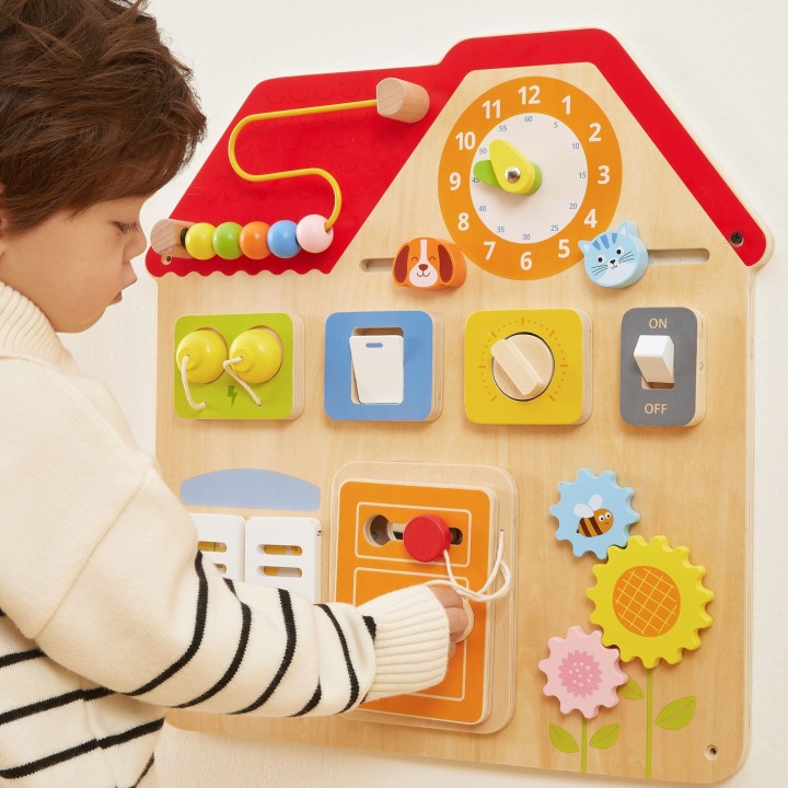 VIGA House Manipulative Board – educational learning through play