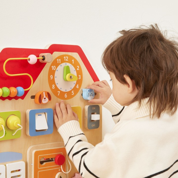 VIGA House Manipulative Board – educational learning through play