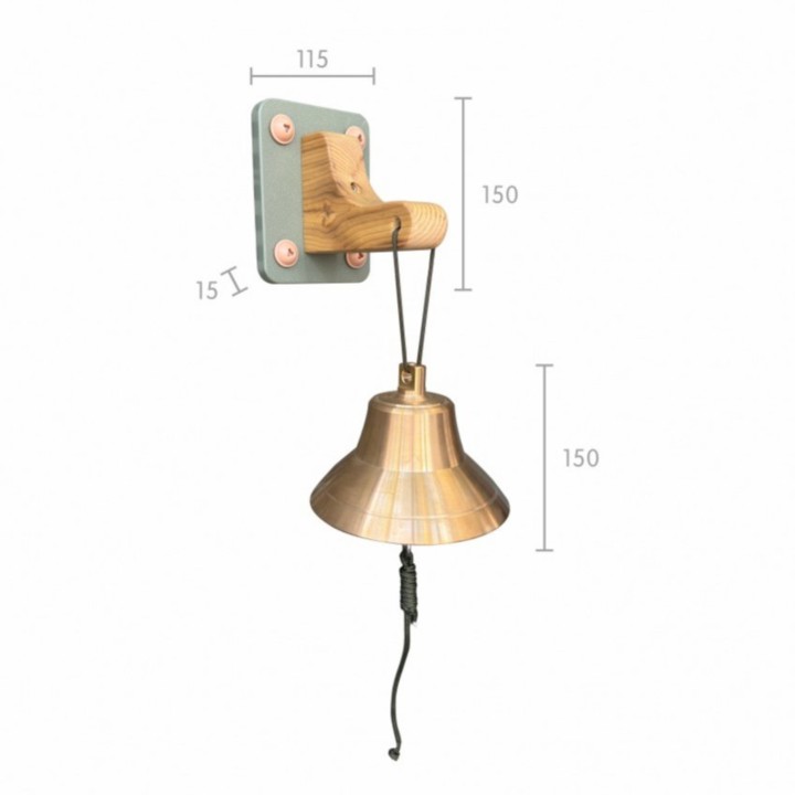 Professional Bronze Wall Chime for STEM Learning - Masterkidz