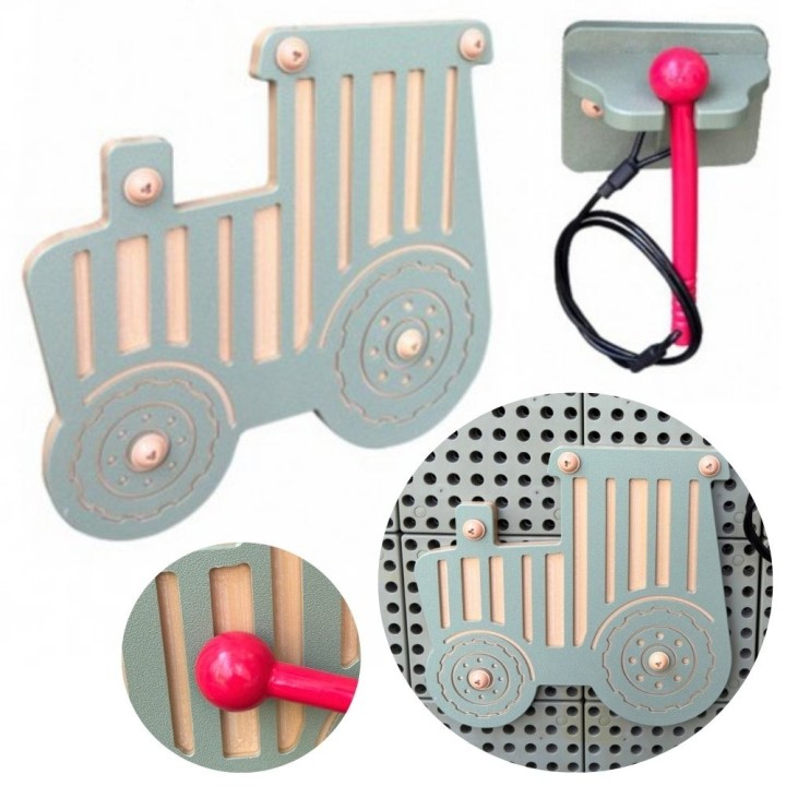 Musical Tractor for the STEM Masterkidz panel – fun and children's development