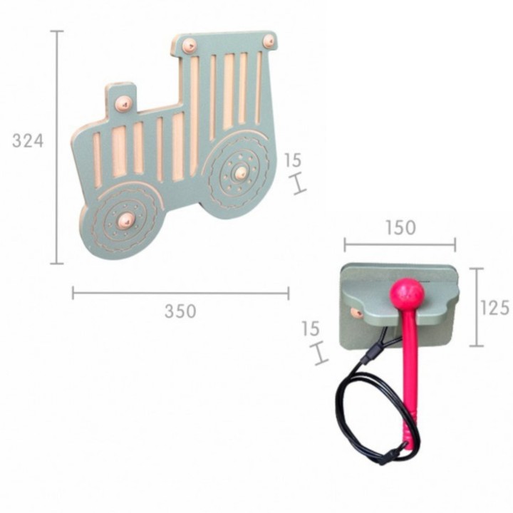 Musical Tractor for the STEM Masterkidz panel – fun and children's development