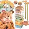 WOOPIE GREEN Skill Game "Wobbling Tower" Animals 82 pcs FSC