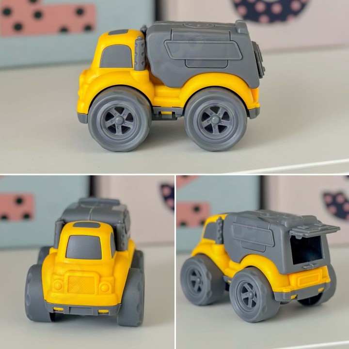 Construction Vehicle Set with Truck and Tow Truck – WOOPIE