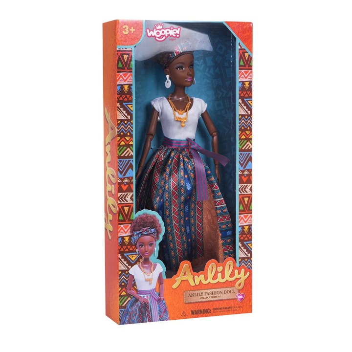 Lili Woopie doll – an elegant doll with a dress, a posable and creative toy