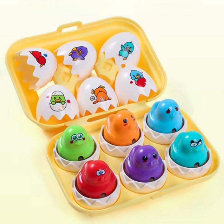 WOOPIE Montessori Chick Egg Sorter Puzzle 6 pcs - Toy