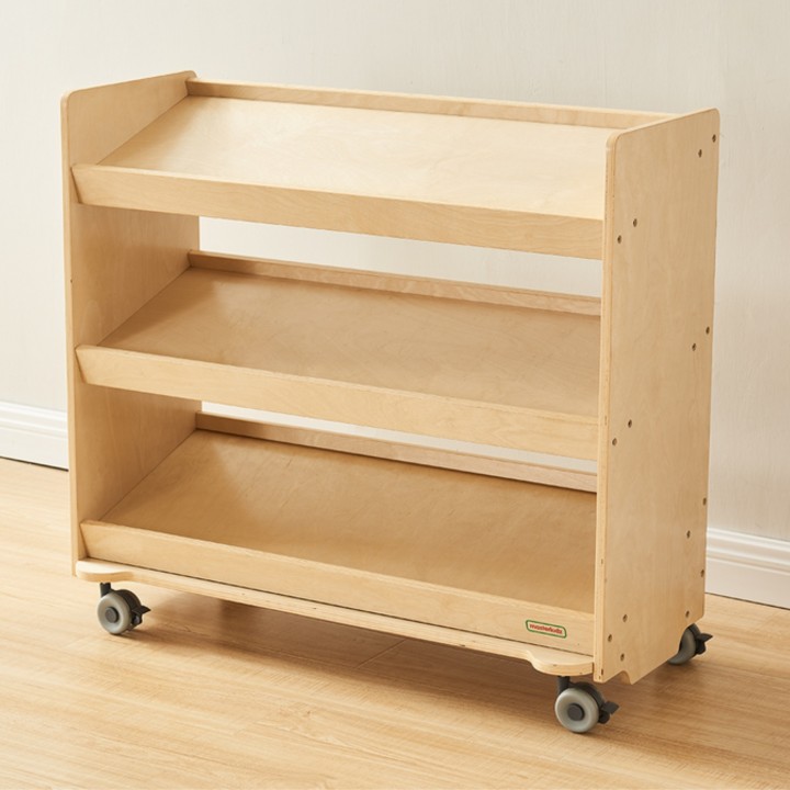MASTERKIDZ Shelf on Wheels - 3 Shelves for STEM Board 800x800