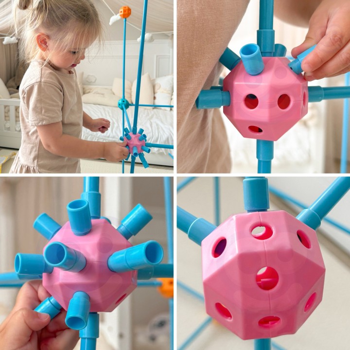 WOOPIE Construction Set XXL - 340-piece Tent Blocks