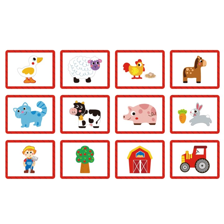 Układanka Magnetyczna Farma TOOKY TOY - Edukacyjne Puzzle dla Dzieci