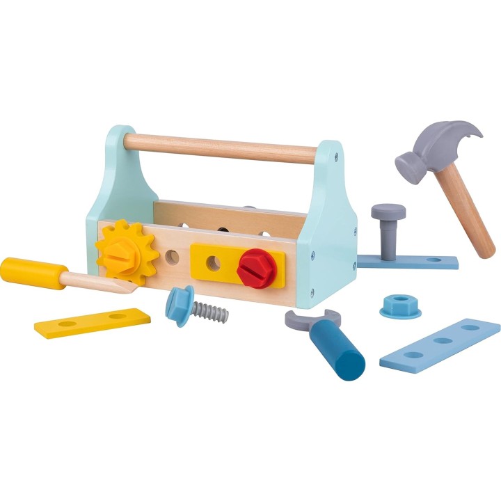 Tooky Toy Toolbox - Wooden Set for Toddlers