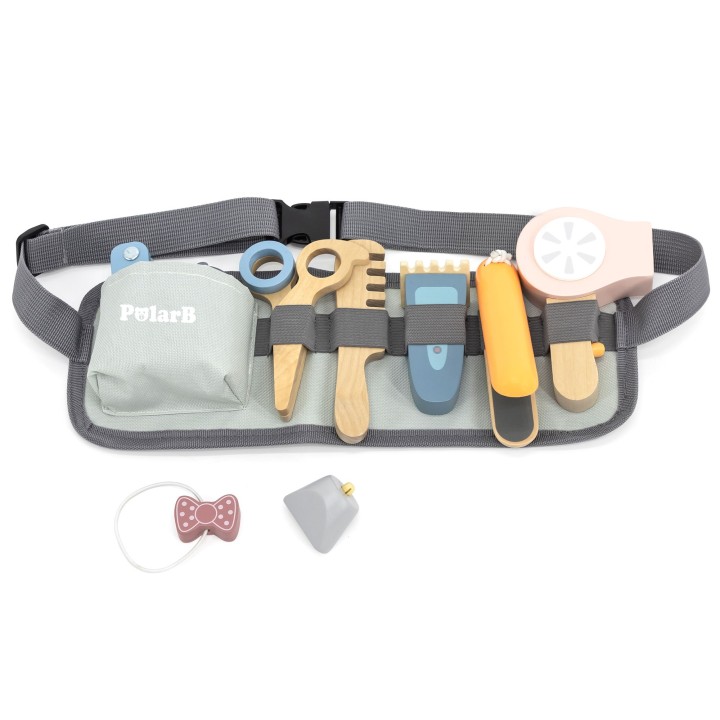 VIGA PolarB Wooden Hairdressing Set with Tools for Children