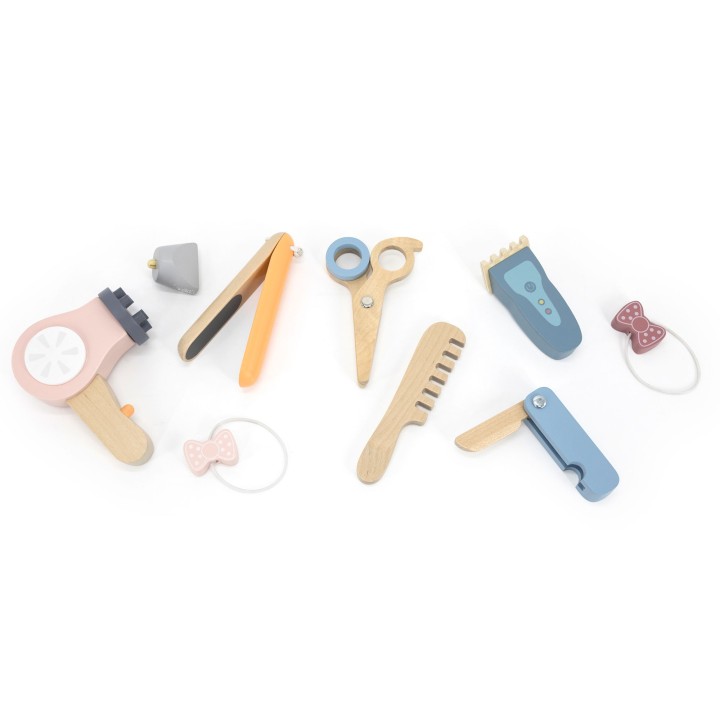 VIGA PolarB Wooden Hairdressing Set with Tools for Children
