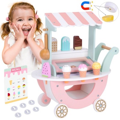 WOOPIE GREEN Ice Cream Shop XXL Ice Cream Cart - Pastel Shop