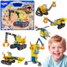 WOOPIE Building Blocks Build Construction Vehicles 8 STEAM Models