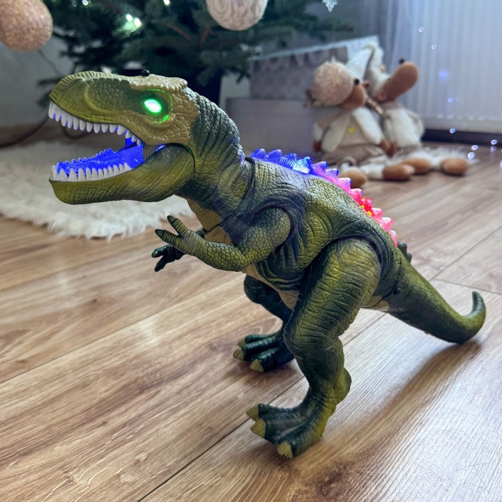 Zdalnie sterowany dinozaur z pilotem Woopie - zabawka interaktywna