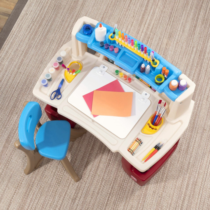 STEP2 Desk with Chair Educational Art Corner Deluxe