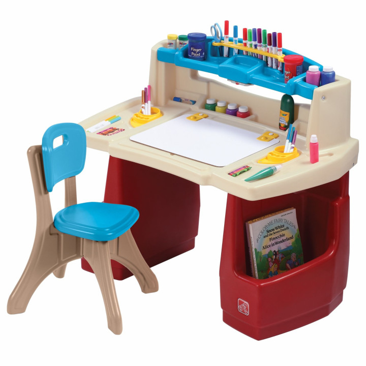 STEP2 Desk with Chair Educational Art Corner Deluxe
