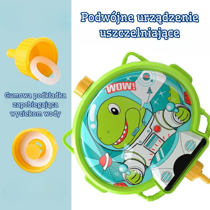 WOOPIE Pistolet na Wodę z Plecakiem Dino - Idealna Zabawa!