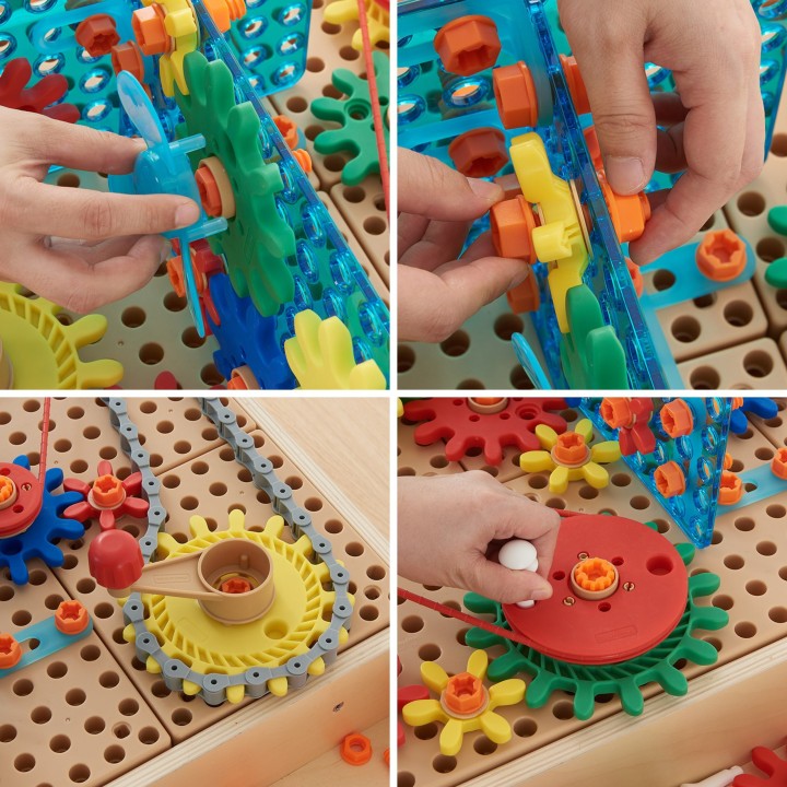 MASTERKIDZ STEM Gear Wheels Mix Accessories Set 198 pcs.