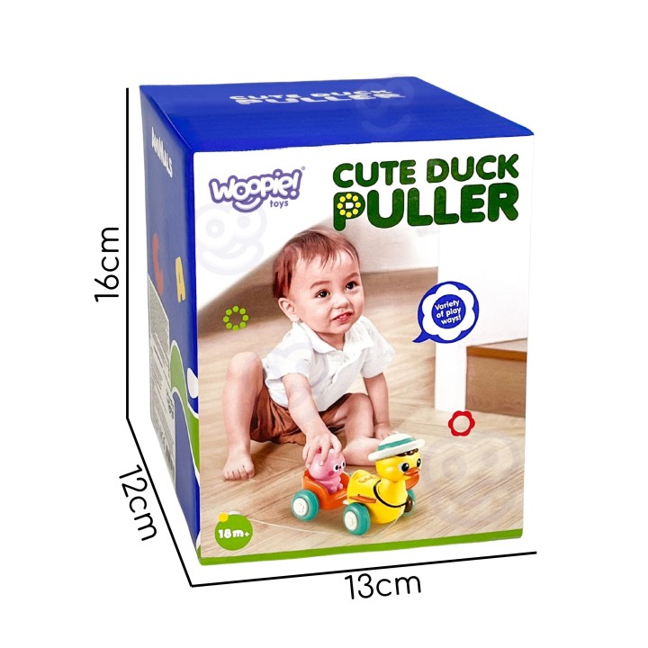 Interactive Pull-Along Duck with Sound and Lights – Woopie