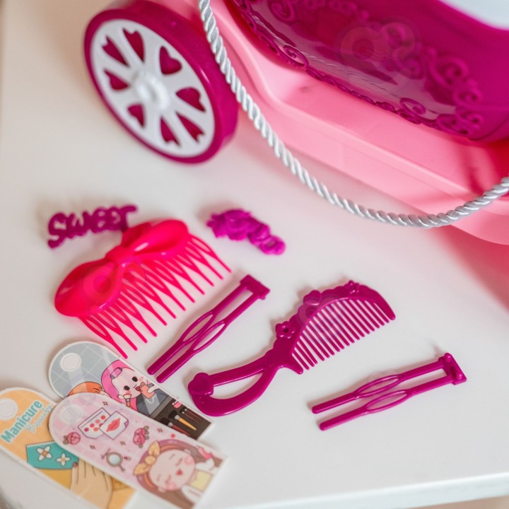 WOOPIE 4-in-1 Dressing Table Trolley Beauty Salon on Wheels