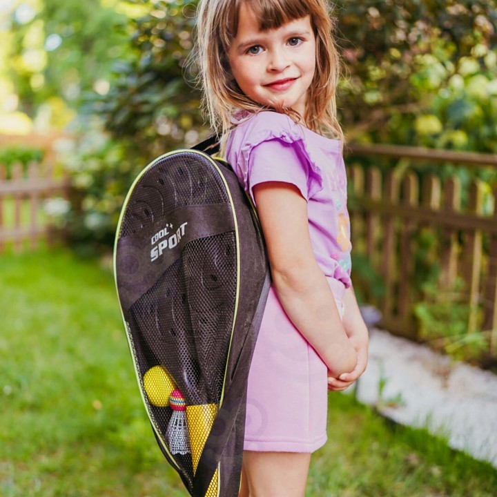 WOOPIE Racket with Ball and Shuttlecock - Beach and Garden Set