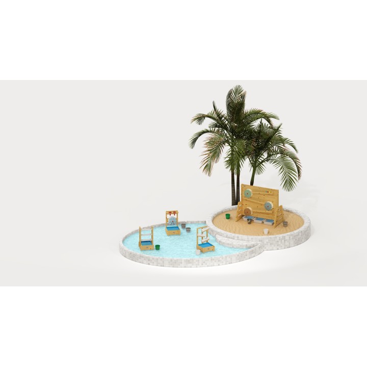 CLASSIC WORLD EDU Waterfall - Water Toy for the Playground