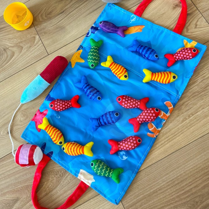Woopie Little Angler's Set 6m+ - soft fish and mat