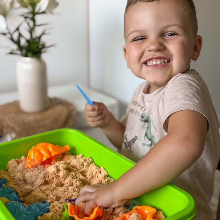 WOOPIE Kinetic Sand 1.5 kg ZOO Safari XXL Set with Molds