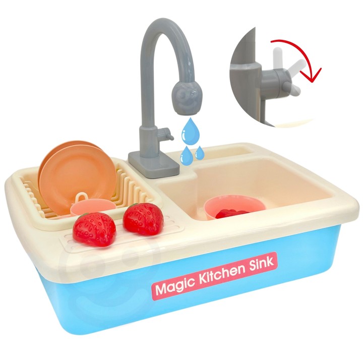 WOOPIE 2-in-1 Kitchen Sink with Faucet Blue - Perfect for the Kitchen