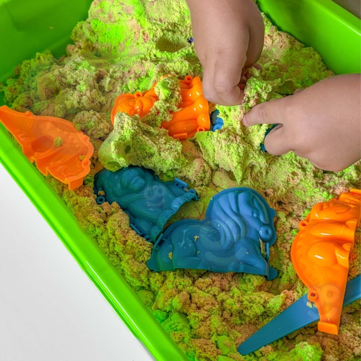 WOOPIE Kinetic Sand 1.5 kg ZOO Safari XXL Set with Molds