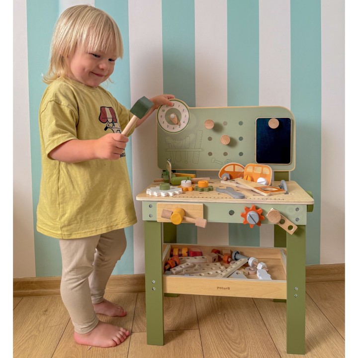 VIGA PolarB Wooden Handyman's Workshop - Creative Fun