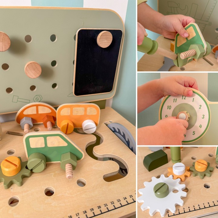 VIGA PolarB Wooden Handyman's Workshop - Creative Fun