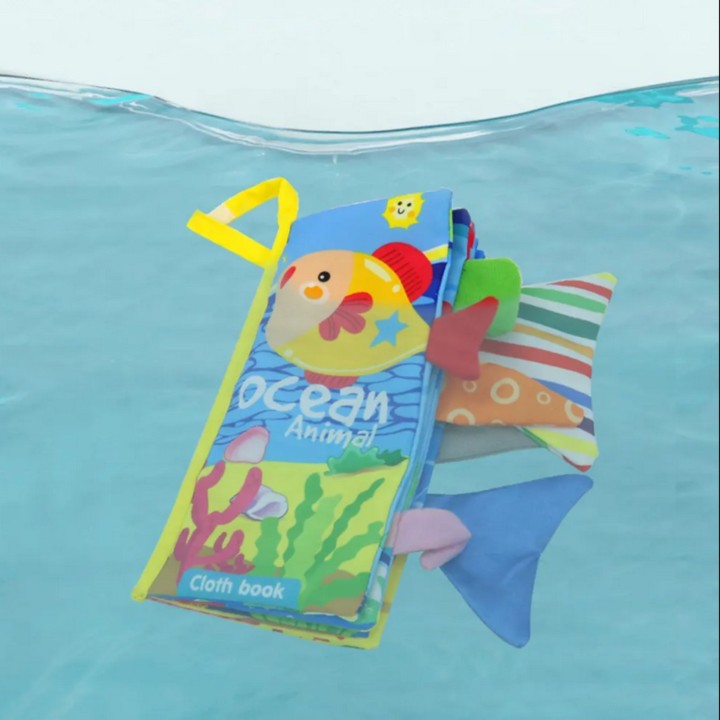 Sea Animals Book WOOPIE BABY - Rustling Fabric