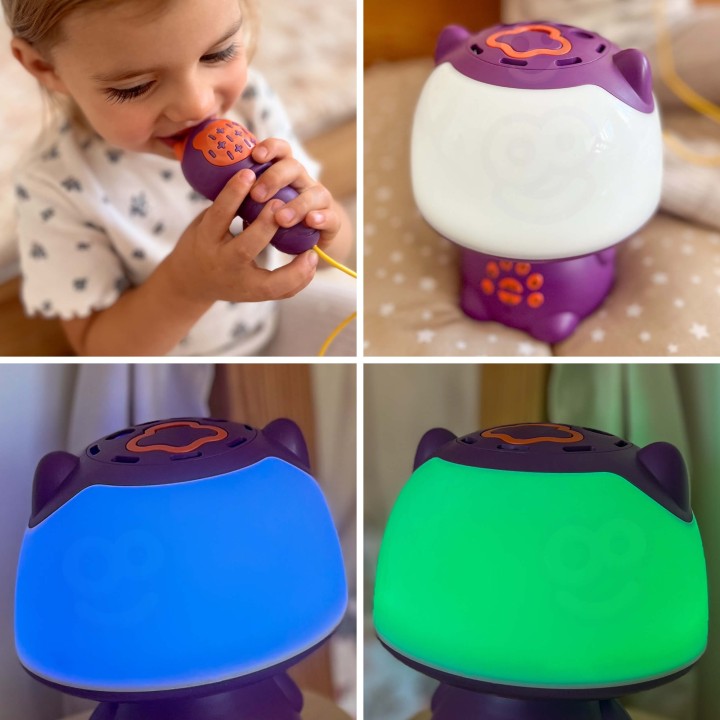 WOOPIE Multifunctional RGB Lamp with Bluetooth Speaker Purple