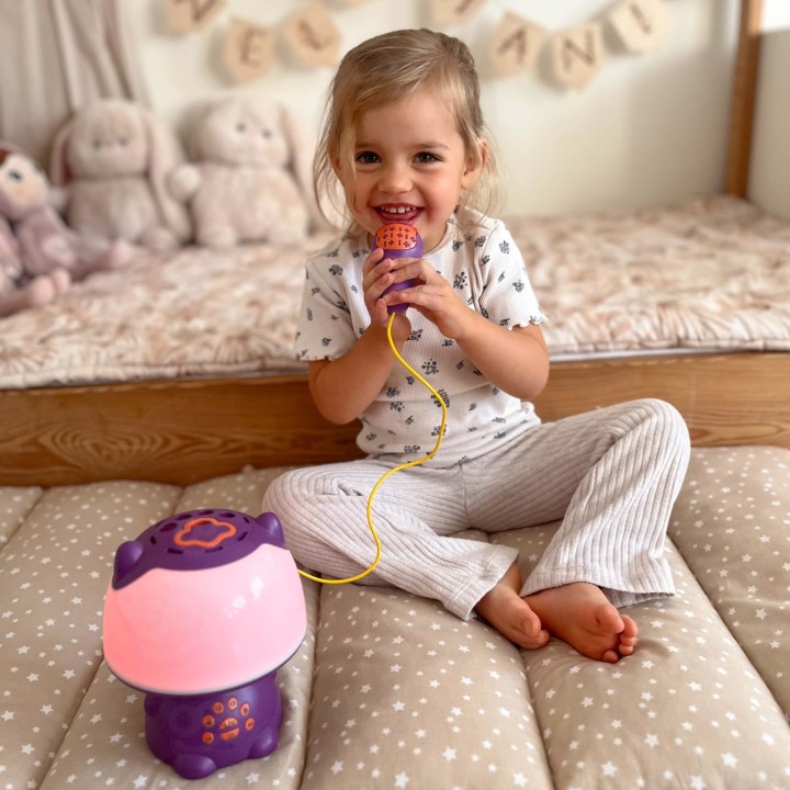 WOOPIE Multifunctional RGB Lamp with Bluetooth Speaker Purple