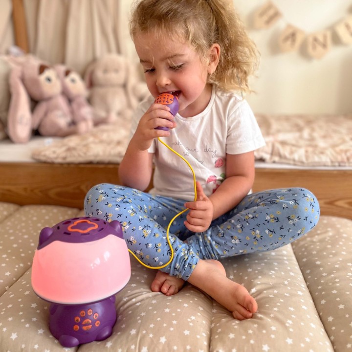 WOOPIE Multifunctional RGB Lamp with Bluetooth Speaker Purple