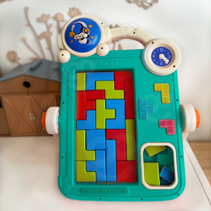 WOOPIE Dwustronna Tablica Rysunkowa 2w1 Gra Tetris