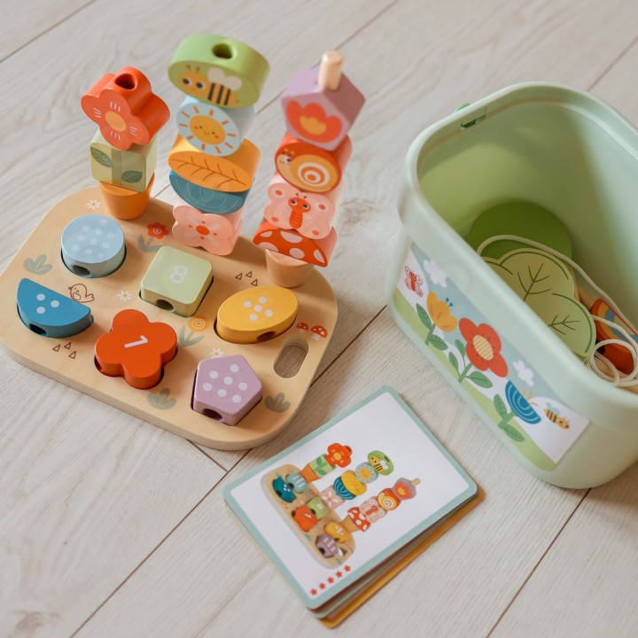 Magical Garden Educational Box 5in1 Tooky Toy - Wooden Sorter and Learning