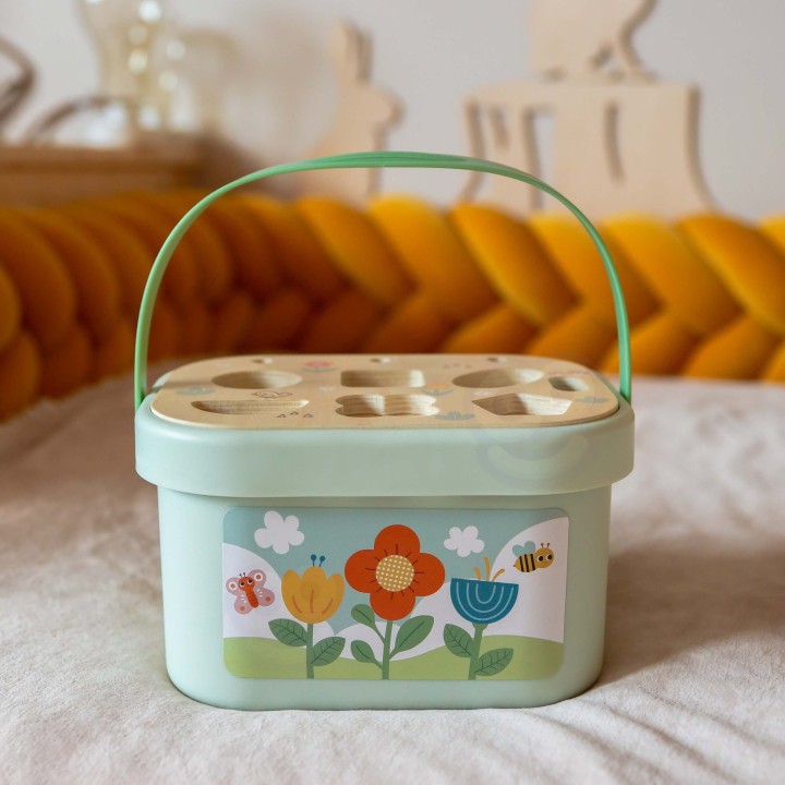 Magical Garden Educational Box 5in1 Tooky Toy - Wooden Sorter and Learning