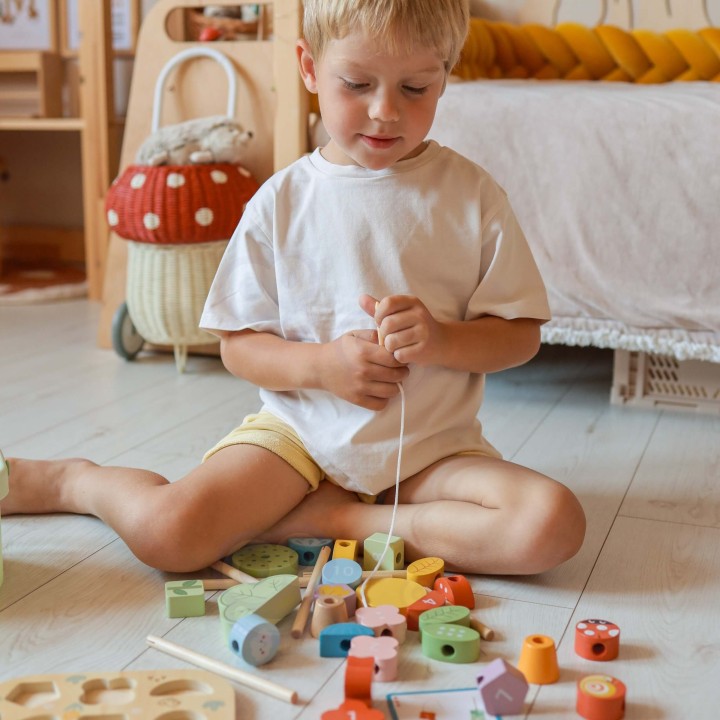 Magiczny Ogród Edukacyjny Box 5w1 Tooky Toy - Drewniany Sorter i Nauka