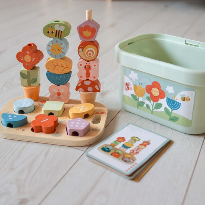 Magical Garden Educational Box 5in1 Tooky Toy - Wooden Sorter and Learning