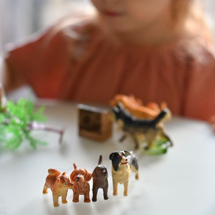 WOOPIE Zestaw Figurki Pieski 16 szt. - Zabawka dla Dzieci