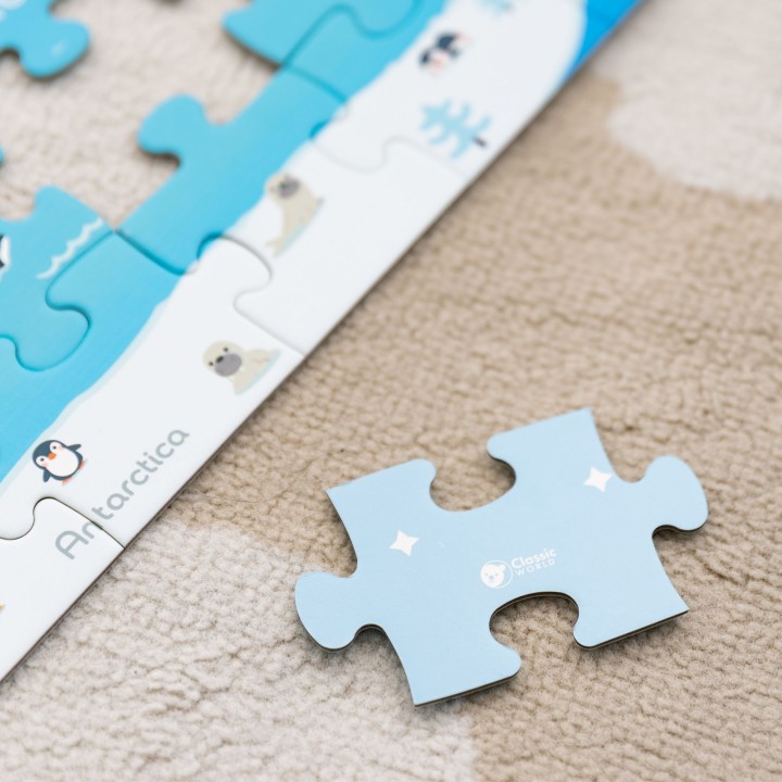 CLASSIC WORLD World Map Puzzle - Educational Toy For Children