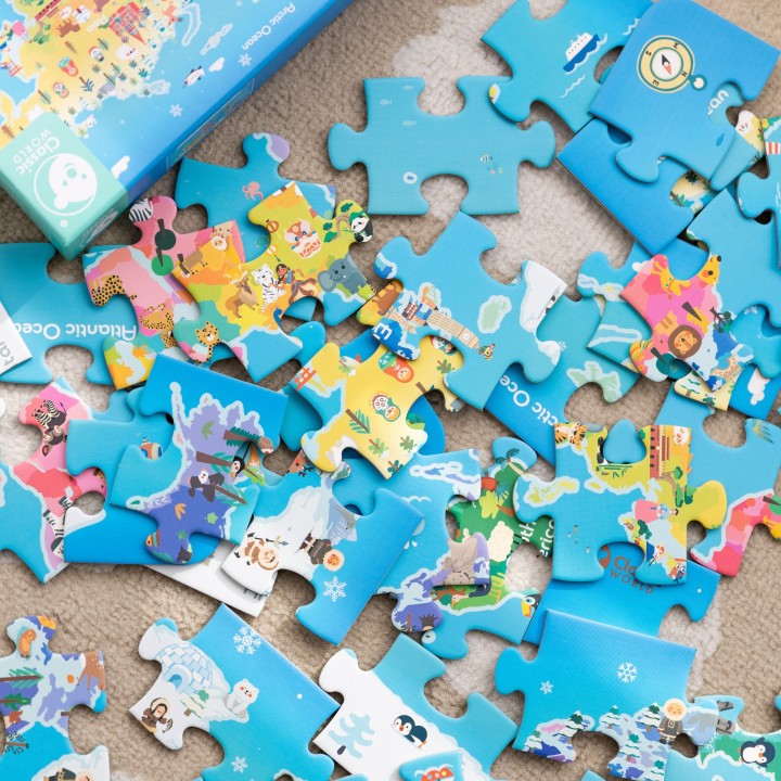 CLASSIC WORLD World Map Puzzle - Educational Toy For Children