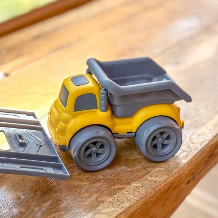 WOOPIE 3-in-1 Construction Vehicle Set: Garbage Truck, Cement Mixer, Dump Truck