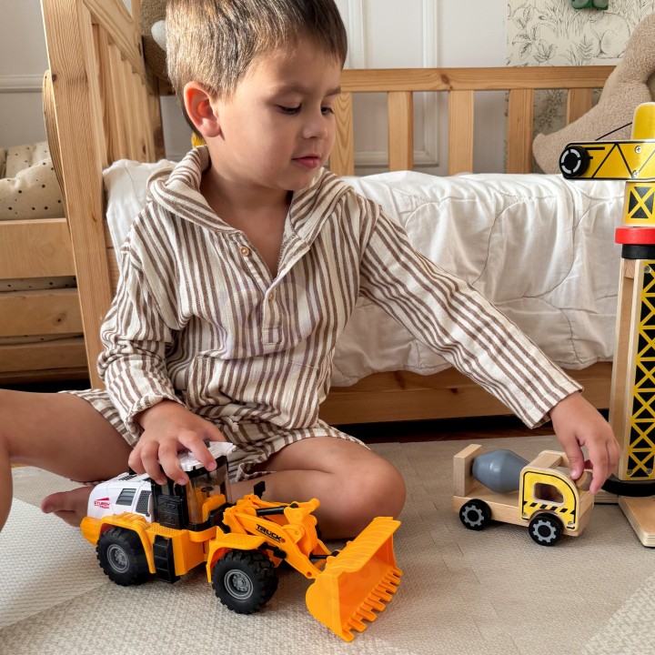 WOOPIE Excavator Loader 1:16 with Light and Sound Effects