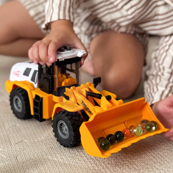 WOOPIE Koparka Ładowarka 1:16 z Efektami Świetlnymi i Dźwiękowymi