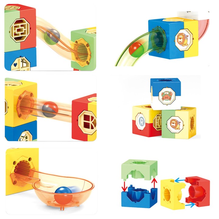 WOOPIE Marble Track - 3D Blocks Construction Set