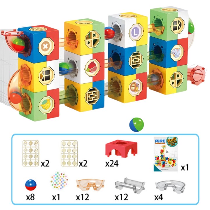 WOOPIE Tor Kulkowy Kulodrom - Zestaw Konstrukcyjny Klocki 3D
